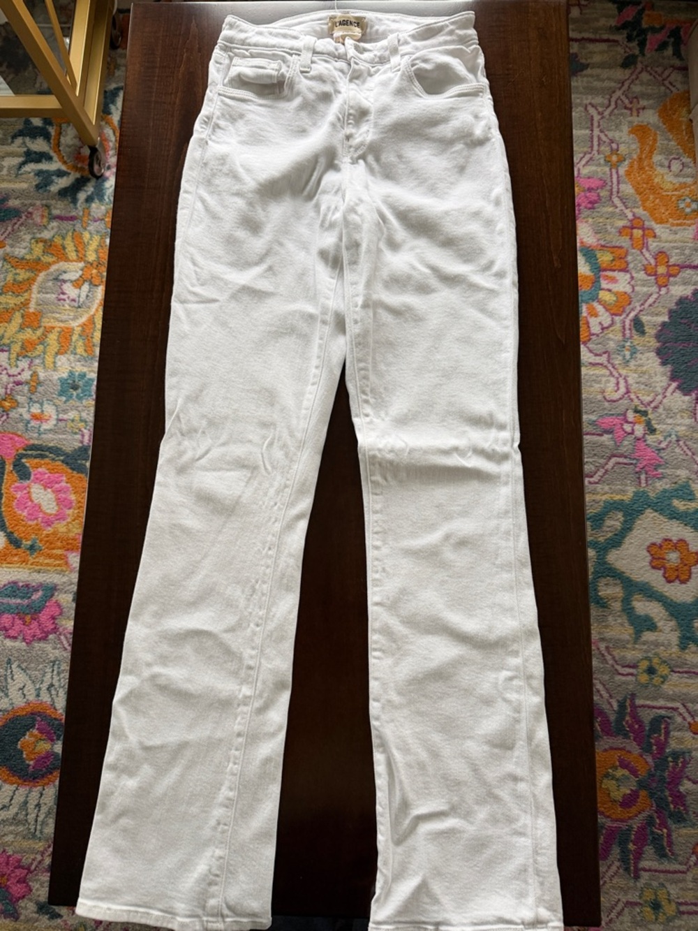 L'AGENCE White Denim Jeans